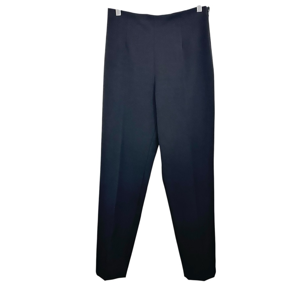 Fabrizio Gianni Womens  Stretch High Comfort Trouser Pants Sz 4 Black USA